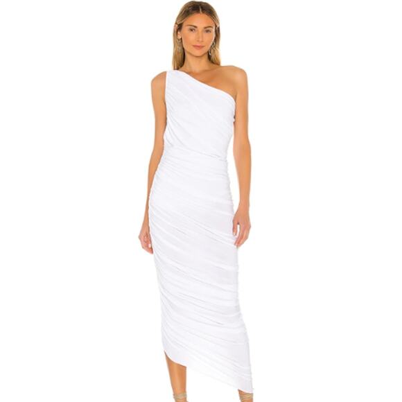 Norma Kamali X REVOLVE Diana Gown in Snow White NWT Size Small - Picture 1 of 3